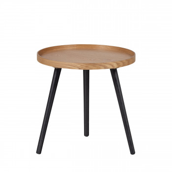 Mesa - Table d'appoint ronde en bois ø45cm