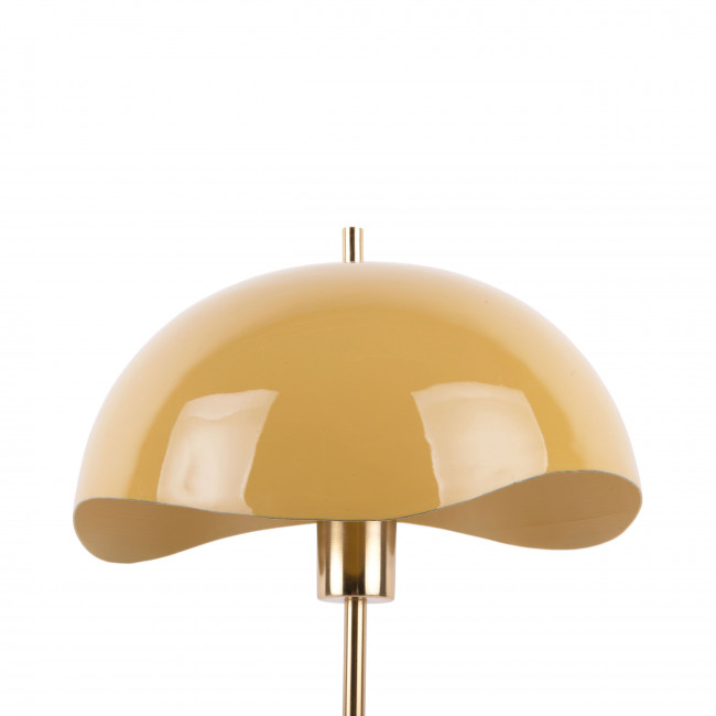 Waved Dome - Lampe à poser en métal et marbre