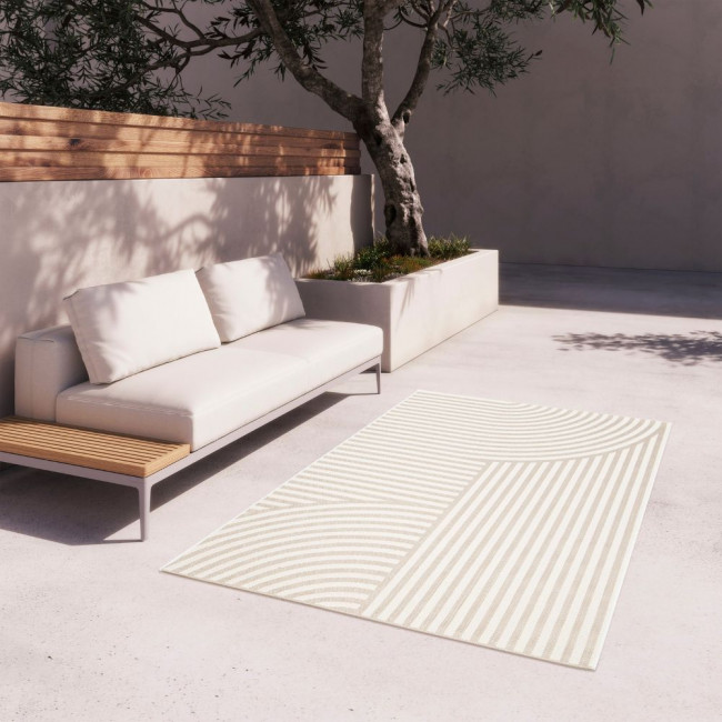 Bizana - Tapis d’extérieur à motif géométrique