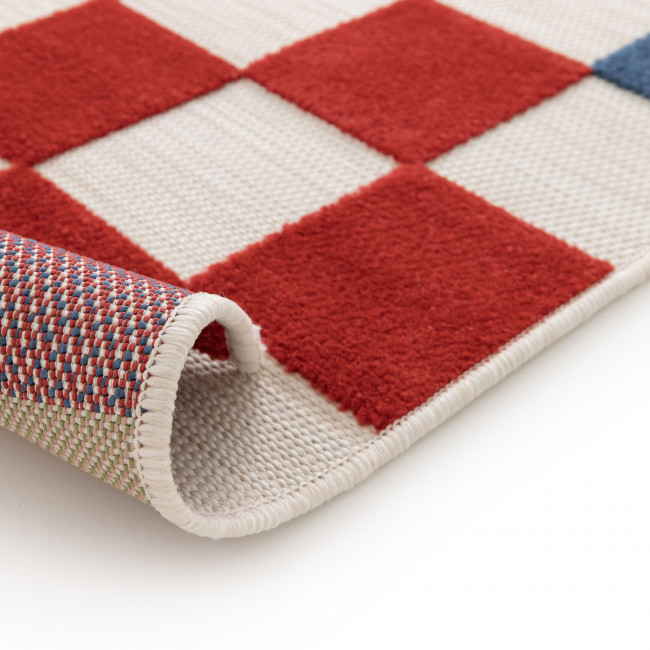 Addo – Tapis intérieur et extérieur à motif géométrique multicolore