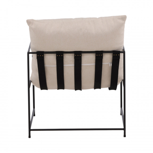 Sedalia - Fauteuil en tissu et métal