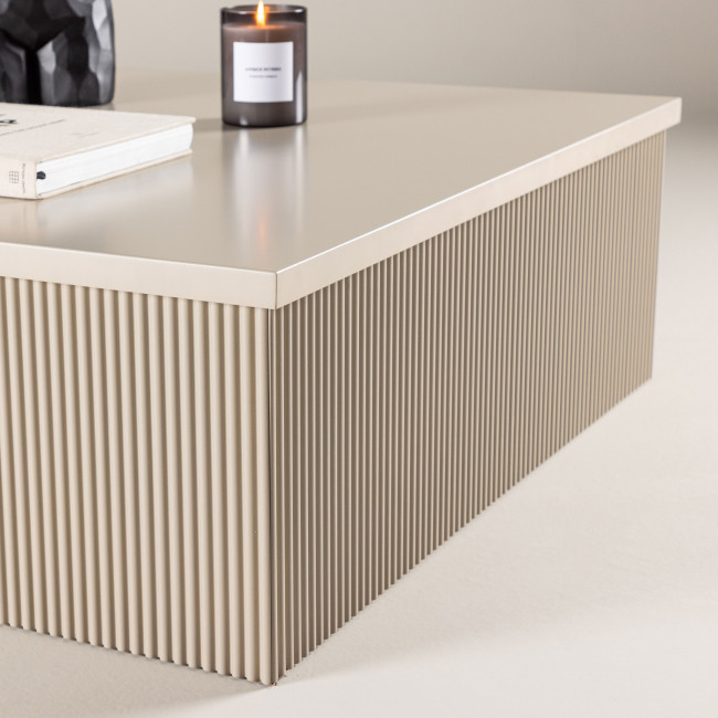 Lenox - Table basse carrée en bois 90x90cm