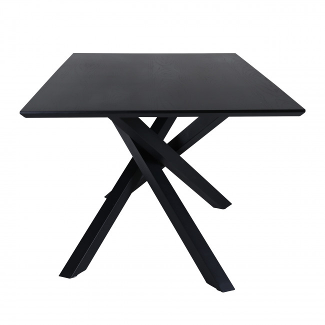 Piazza - Table à manger 8 personnes en bois et métal