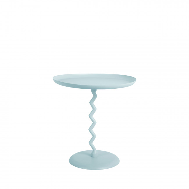 Zigzag - Table d'appoint ronde en métal ø40cm
