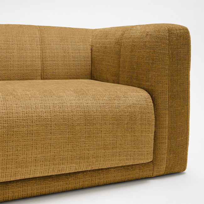 Danae - Canapé convertible 4 places en tissu chenille