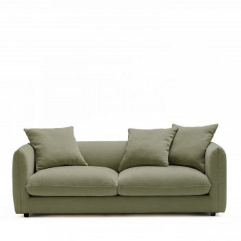 Popi - Canapé convertible 3 places en tissu