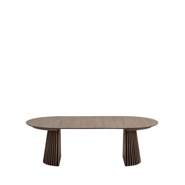 Osaka - Table à manger extensible 4 à 10 personnes 120-240x120cm en bois