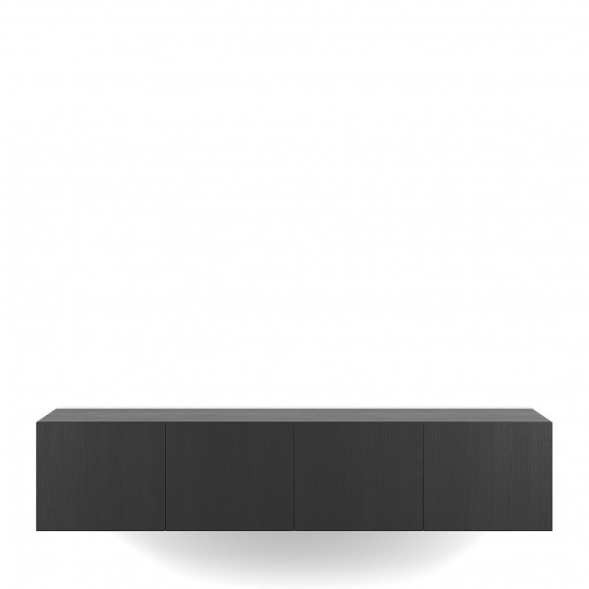 Nexa - Meuble TV suspendu 4 portes en bois L180cm