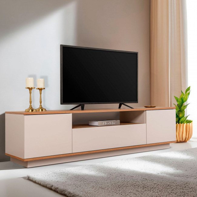 Fritz - Meuble TV 3 portes en bois L180cm