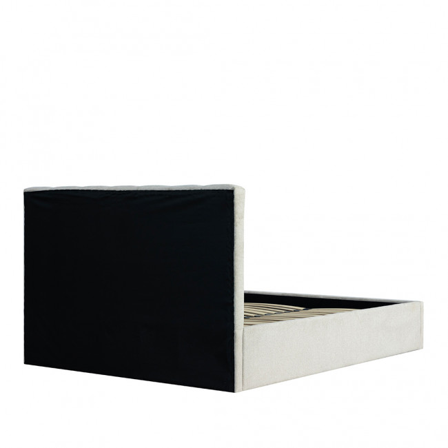 Lou - Lit coffre en tissu 140x190cm
