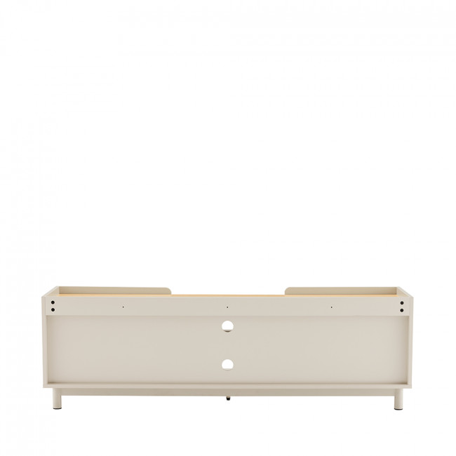 Stanley - Meuble TV 2 portes en bois et métal L160cm