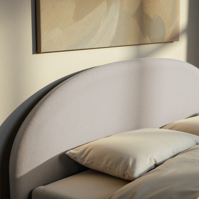 Backo - Lit coffre en tissu 140x190cm