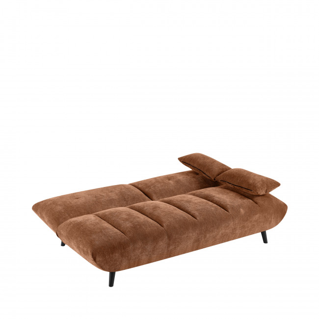 Peco - Canapé convertible 3 places en tissu chenille