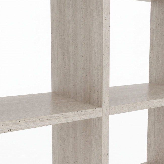 Mako - Bibliothèque effet travertin H188cm