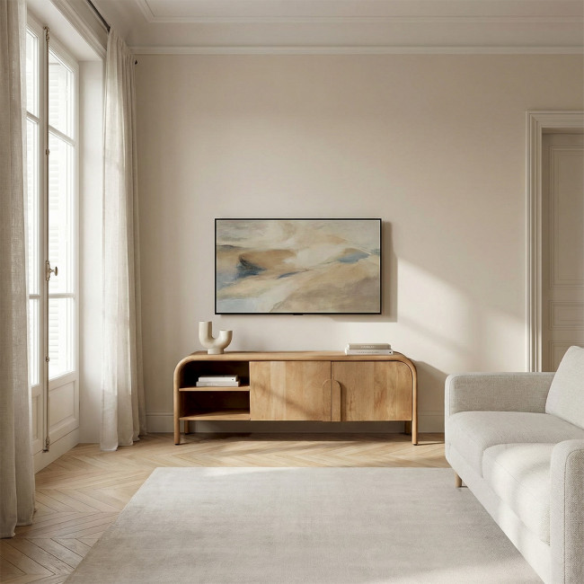 Bali - Meuble TV 2 portes en bois massif L150cm