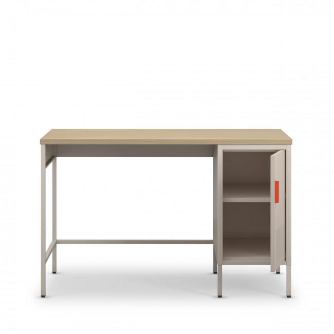 Adel - Bureau 1 porte en métal L120cm