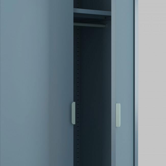 Adel - Armoire 2 portes en métal H180cm