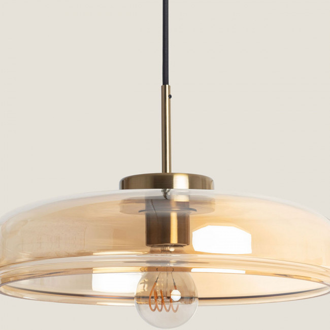 Neyo - Suspension ronde en verre ø34cm