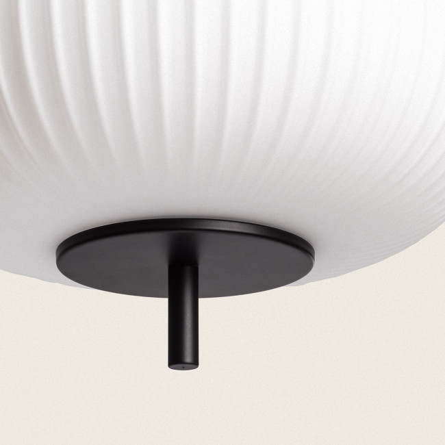 Vind - Suspension ronde en verre ø30cm