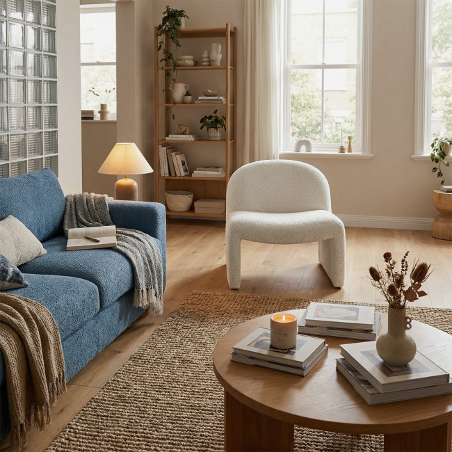 Malo - Fauteuil lounge en tissu