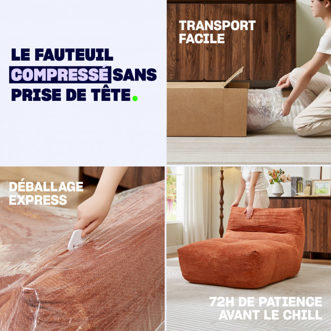 Alba - Chauffeuse en tissu