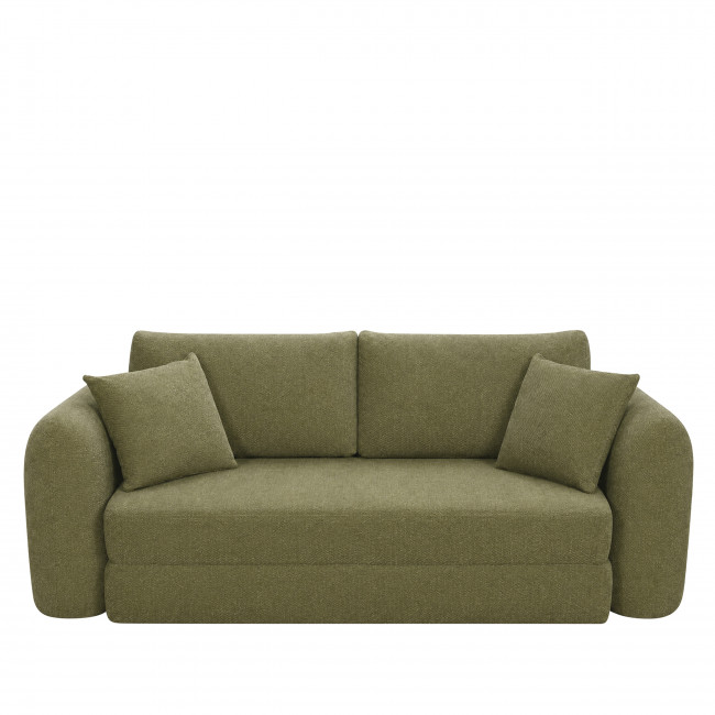 Lou - Canapé convertible compressé 3 places en tissu
