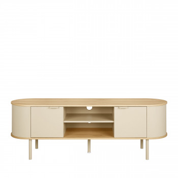 Will - Meuble TV 2 portes en bois et métal L150cm