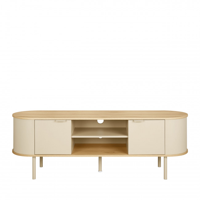 Will - Meuble TV 2 portes en bois et métal L150cm