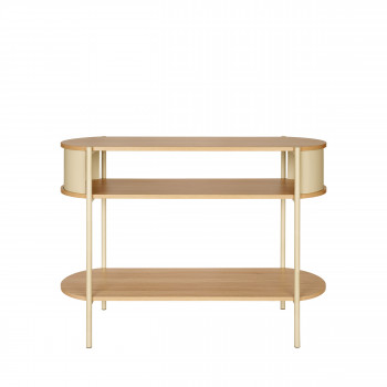 Paco - Console en bois et métal L100cm