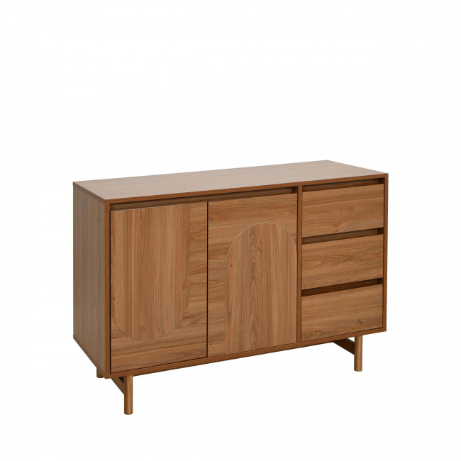 Abby - Buffet 2 portes 3 tiroirs en bois L110cm