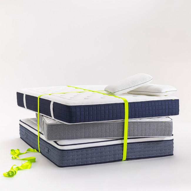 Nuvia - Matelas 100% ressorts, accueil ferme, épaisseur 21cm