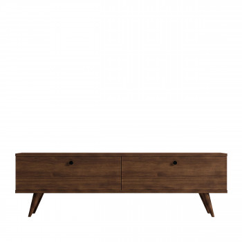 Yara - Meuble TV 2 portes en bois L140cm