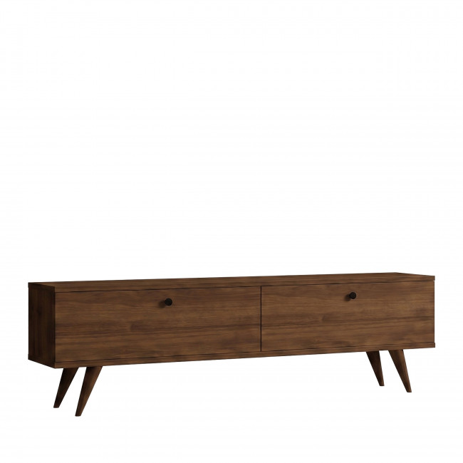 Yara - Meuble TV 2 portes en bois L140cm