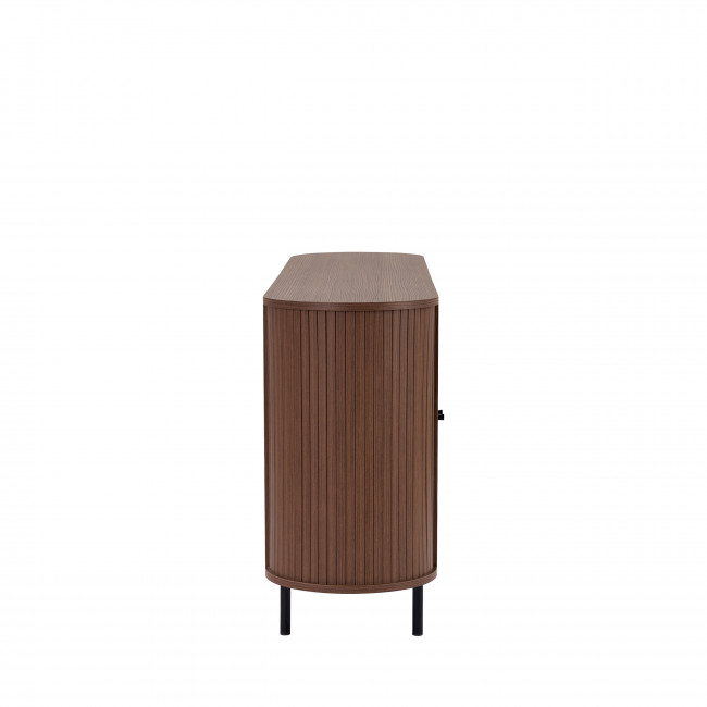 Pazar - Buffet 4 portes aux bords arrondis en bois L180cm