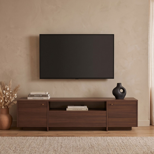 Hopa - Meuble tv 3 portes en bois L180cm