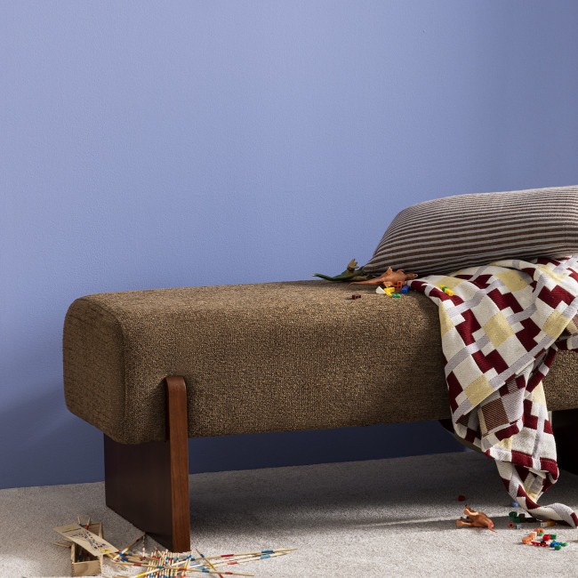 Sally - Banc en tissu et bois