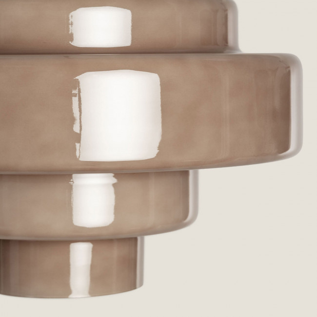 Ella - Suspension ronde en métal finition brillant ø30cm
