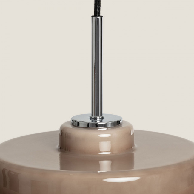 Ella - Suspension ronde en métal finition brillant ø30cm