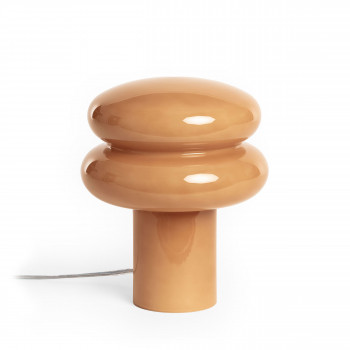 Tino - Lampe à poser ronde en verre ø20cm
