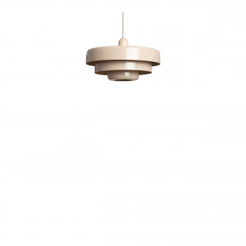 Sammy - Suspension ronde en métal finition brillant ø35cm