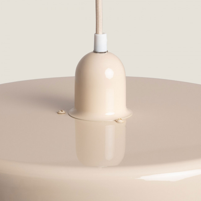 Sammy - Suspension ronde en métal finition brillant ø35cm
