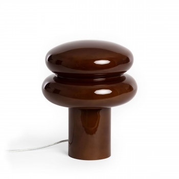 Tino - Lampe à poser ronde en verre ø20cm