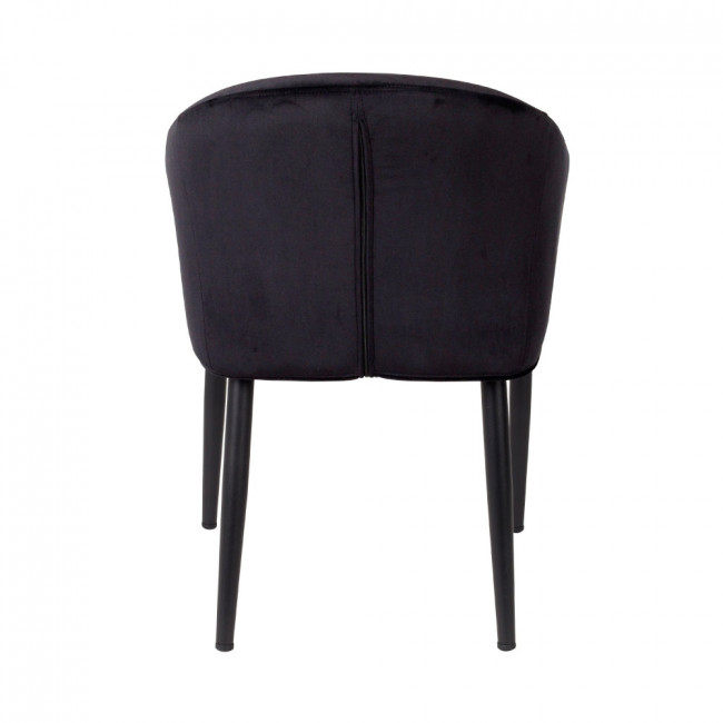 Fauteuil design en velours Catelyn