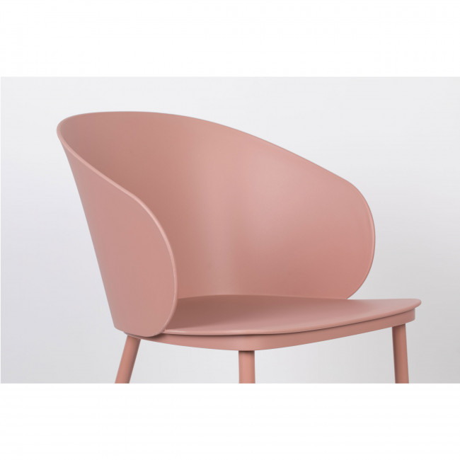 Gigi - 2 chaises en résine et métal