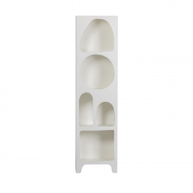 Caz - Colonne de rangement en bois 5 niches H180cm
