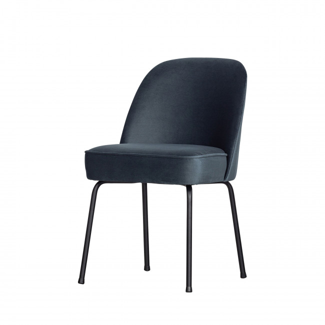 Lot de 2 chaises design en velours Vogue