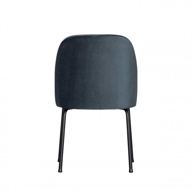 Lot de 2 chaises design en velours Vogue