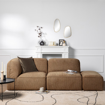 Noor - Angle réversible pour canapé modulable en tissu